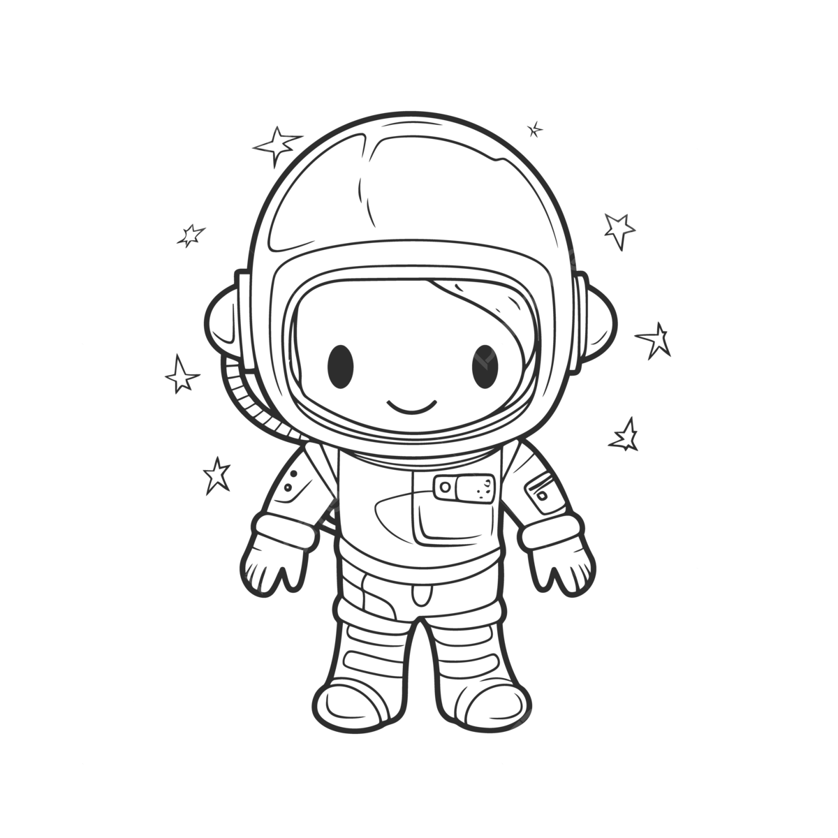 Dibujo de lindos dibujos para colorear un nião astronauta bozar vector png dibujos dibujo de astronauta dibujo de ala dibujo de anillo png y vector para dcargar gratis