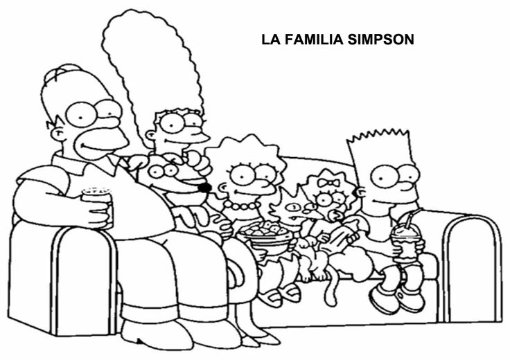Escuela infantil castillo de blanca colorear familia simpson cartoon coloring pages family coloring pages coloring book pages
