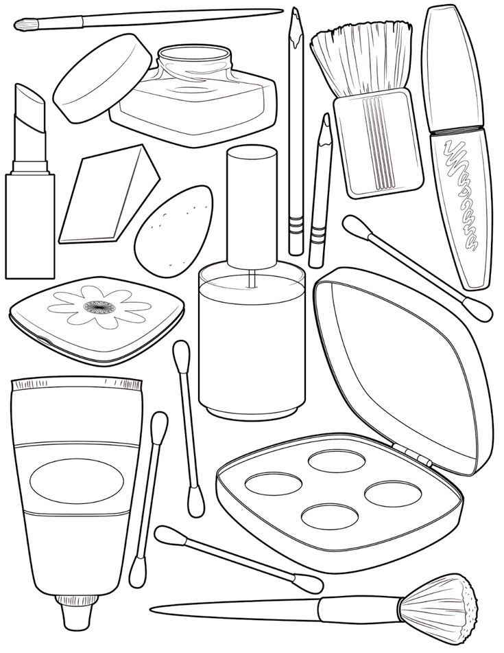 Makeup coloring pages for girls coloring pages for girls coloring pages for kids cute coloring pages
