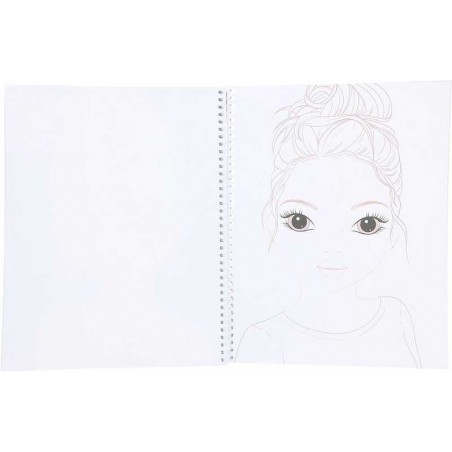 Top model make up libro para colorear