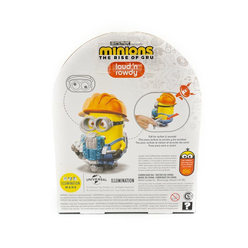 Mattel minions rise of gru loud n rowdy dave