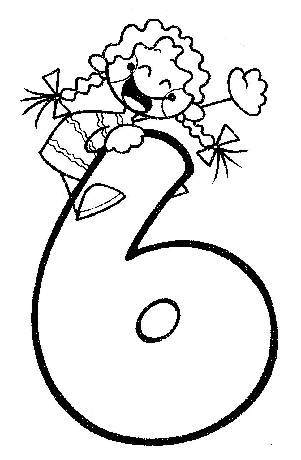 Dibujos para colorear por nãºmeros