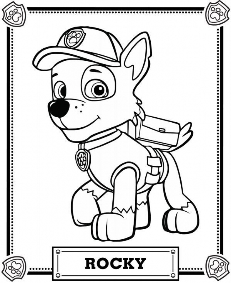 Get this paw patrol coloring pages for kids