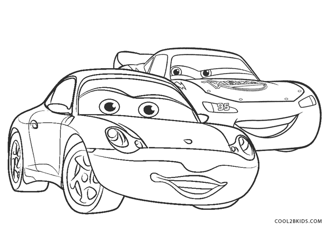 Free printable lightning mcqueen coloring pages for kids