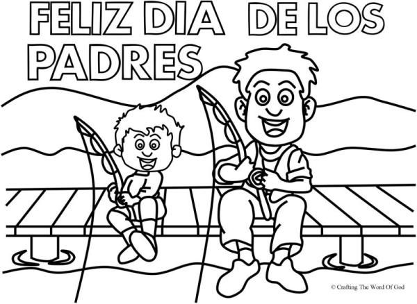 Dia del padre pescar