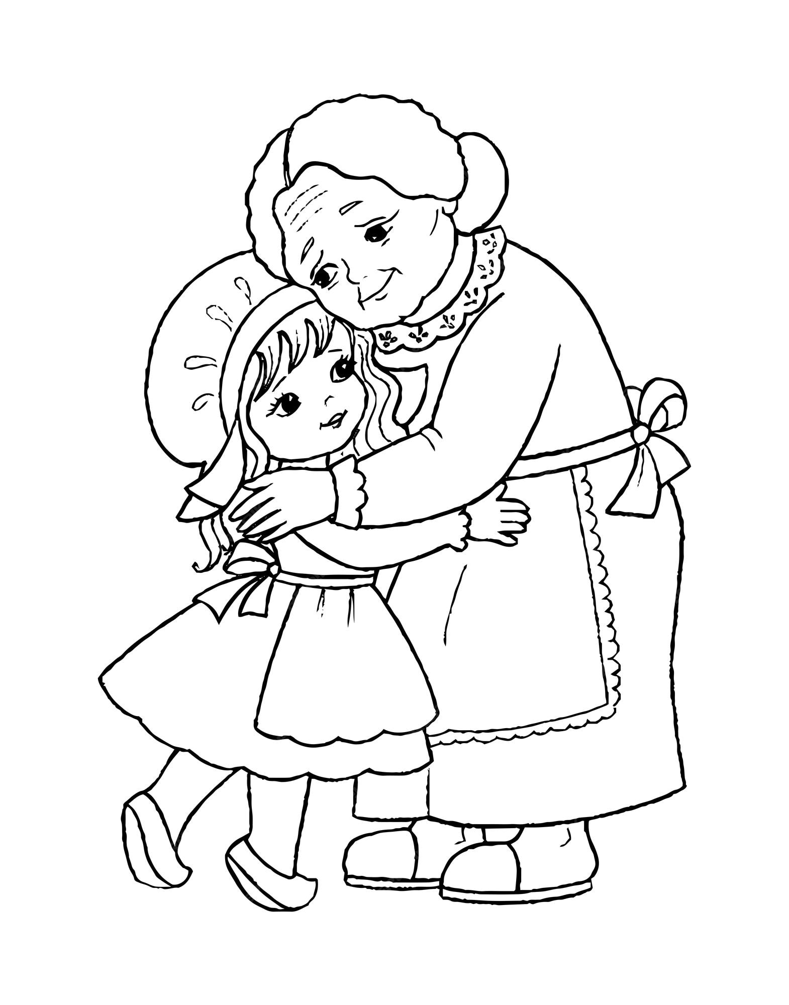 Dibujos para colorear del dãa de la madre para niãos vector premium