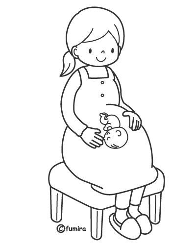 Pregnant woman free printabl pag coloring pag coloring pag baby colors coloring pag for kids