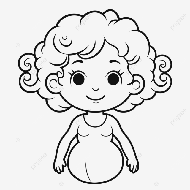 Dibujo de boceto quema pãgina para colorear niãa dibujos animados embarazada vector png dibujos dibujo del coche dibujo de dibujos animados dibujo de ala png y vector para dcargar gratis