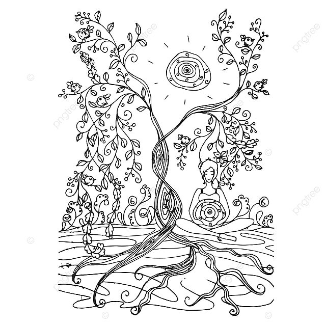 Dibujo de adulto libro para colorear pagina con mujer embarazada embarazo en zentang png dibujos dibujo de libro dibujo de anillo dibujo de dama png y psd para dcargar gratis