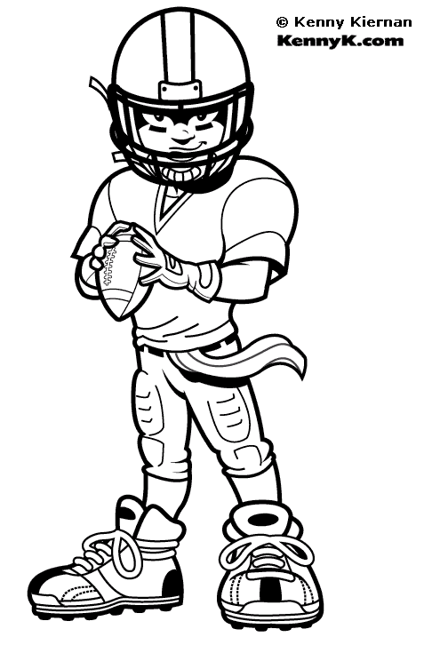 Football coloring pages