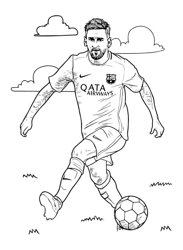 T messi futbol pa colore messi dibujo dibujos de futbol