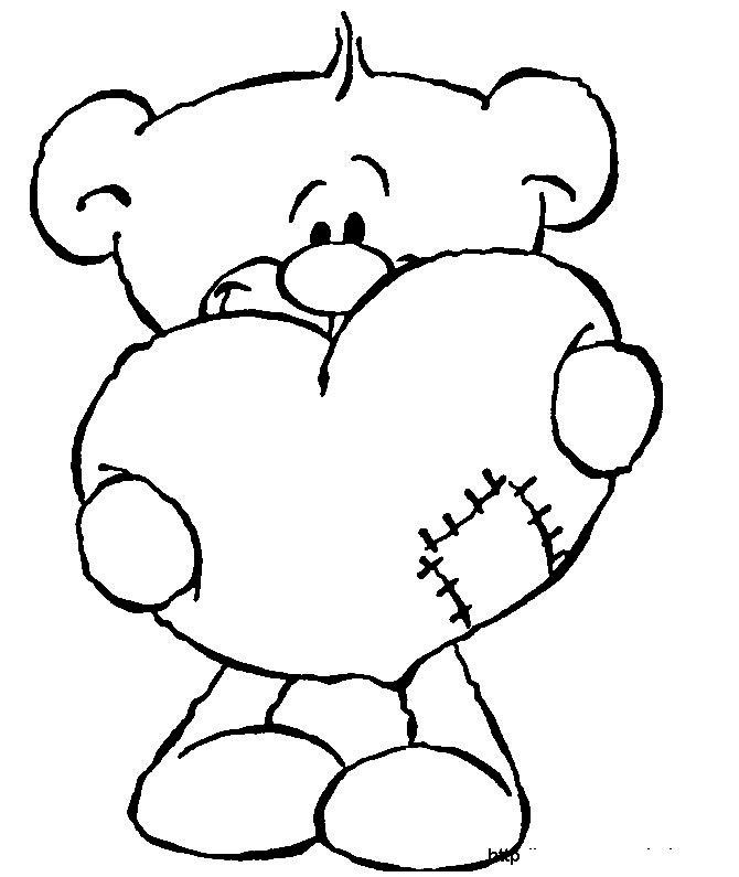 Dibujos de san valentin para colorear