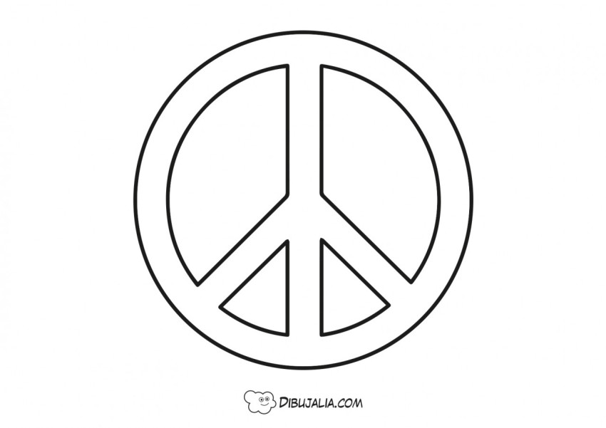 Sãmbolo de la paz hippie
