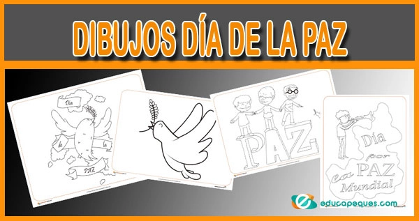 Dãa de la paz fichas de dibujos para colorear del dãa de la paz