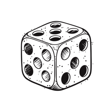Dice coloring page png transparent images free download vector files