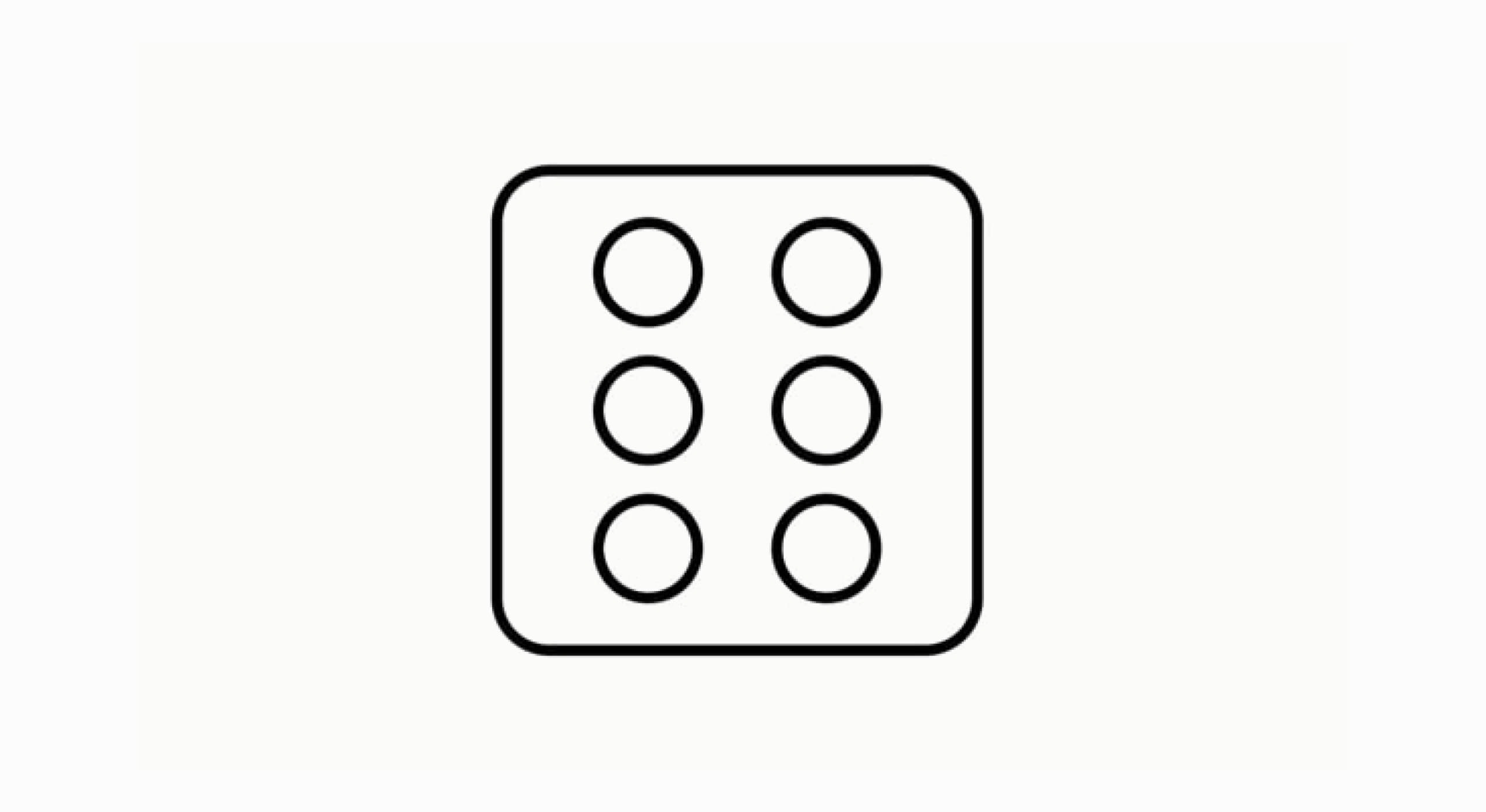Subitising using dice activity â school for the blind