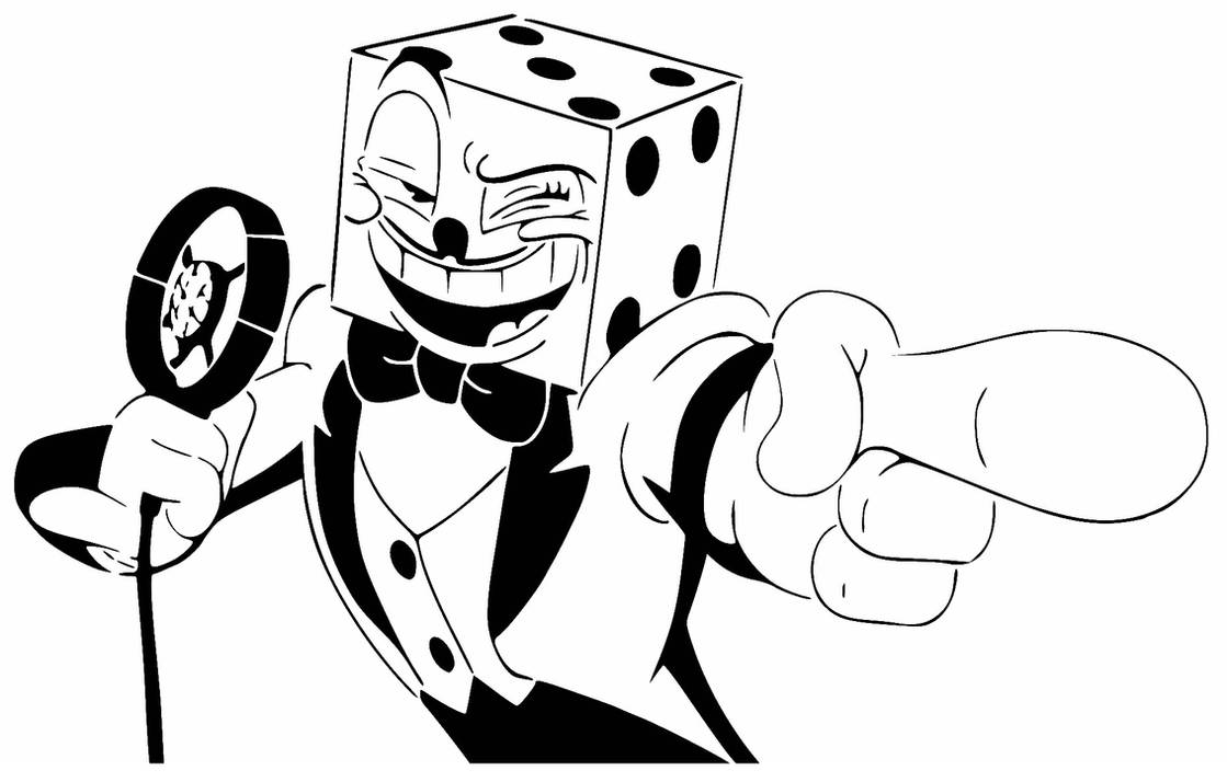King dice stencil by longquang on