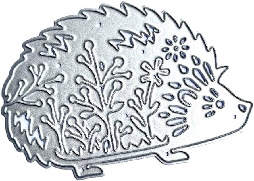 Hedgehog metal cutting dice stencil diy scrapbooking derative embossed paper card template derative die cut metal die cut for card making hobbies