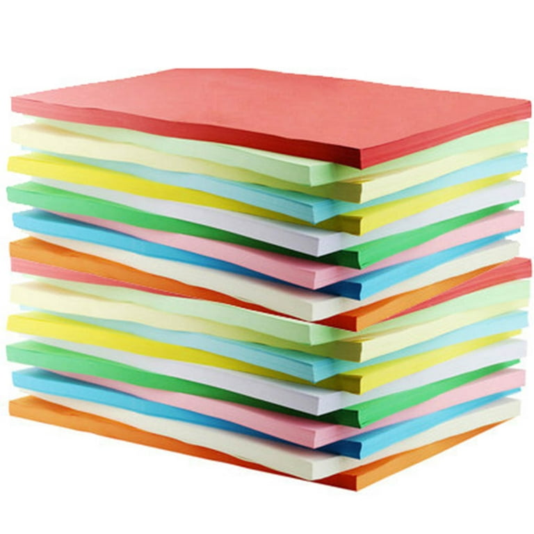 Dido pcs colored a copy paper crafting decoration paper different colors for diy art craft