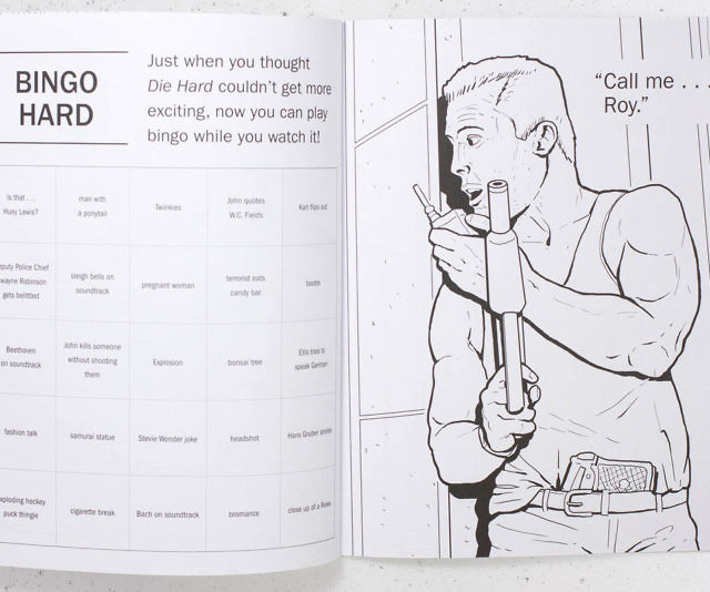 Die hard coloring book