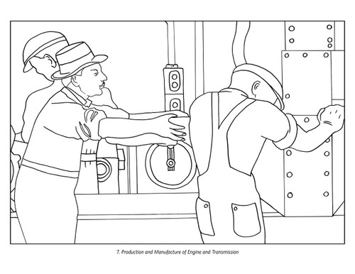 Diego rivera the detroit industry murals coloring book