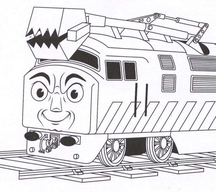 Diesel photo by richdownes photobucket train drawing thomas and friends disney coloring pages