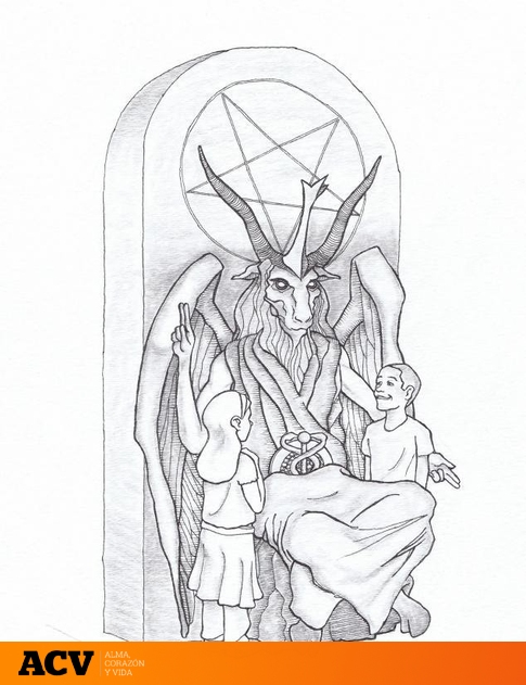 Es peor ser ateo que satãnico la estatua de lucifer que lo demuestra