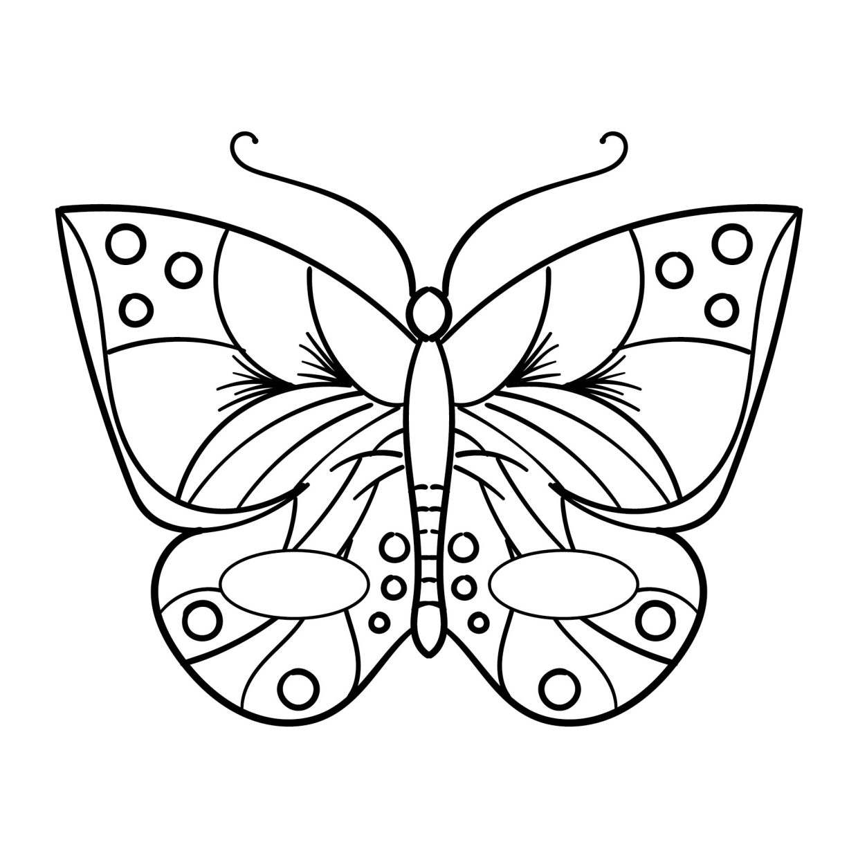Flutter into fun with preschool butterfly coloring pages