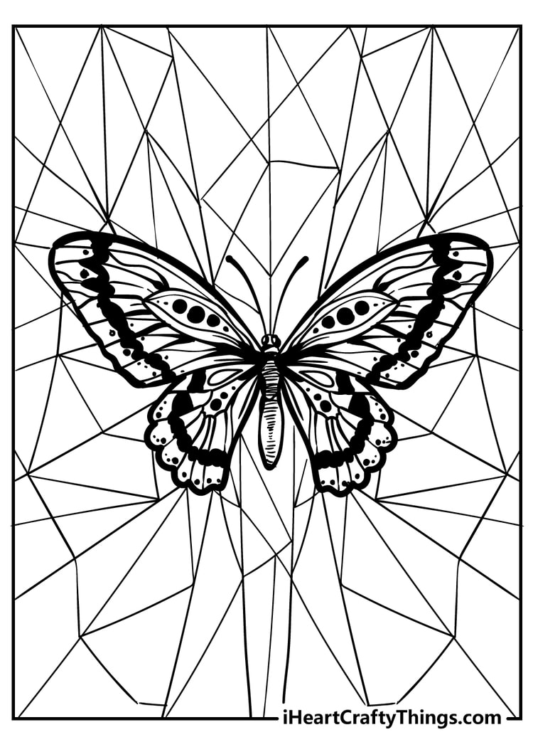 Butterfly coloring pages free printables