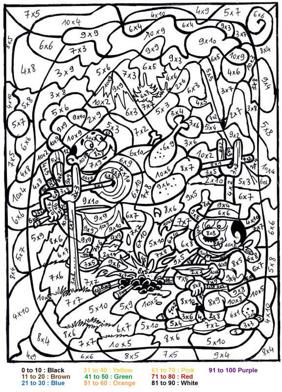 Get this difficult color by number pages for grown ups