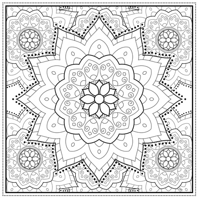 Hard coloring pages