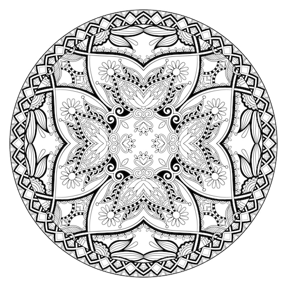 Mandala for adults coloring pages for adults very difficult instant download relax and unwind with our stunning collection of mandala