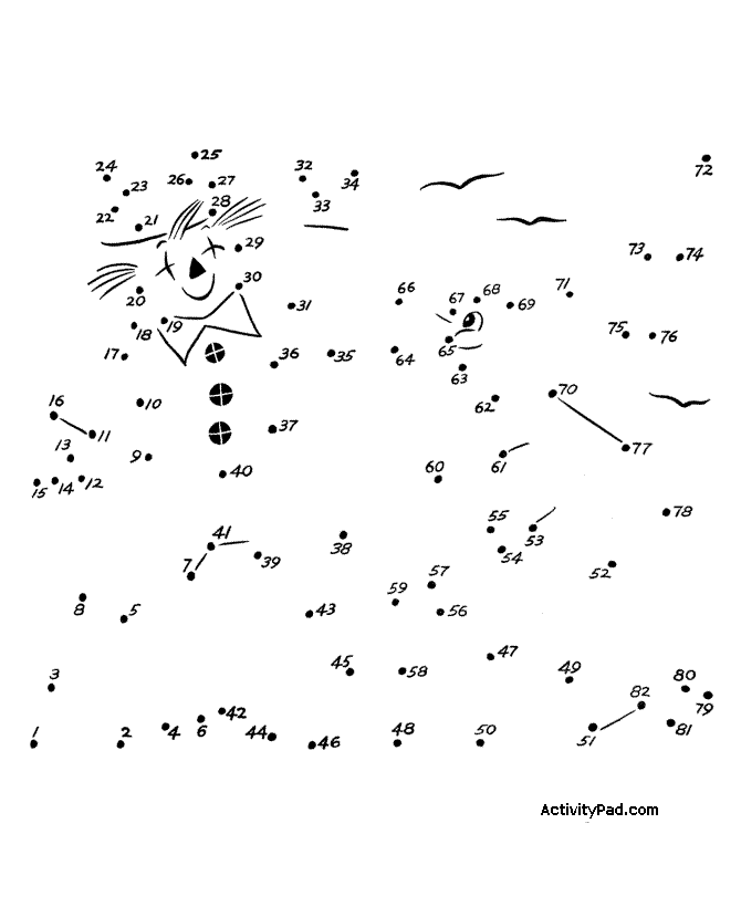 Hard connect the dots worksheets