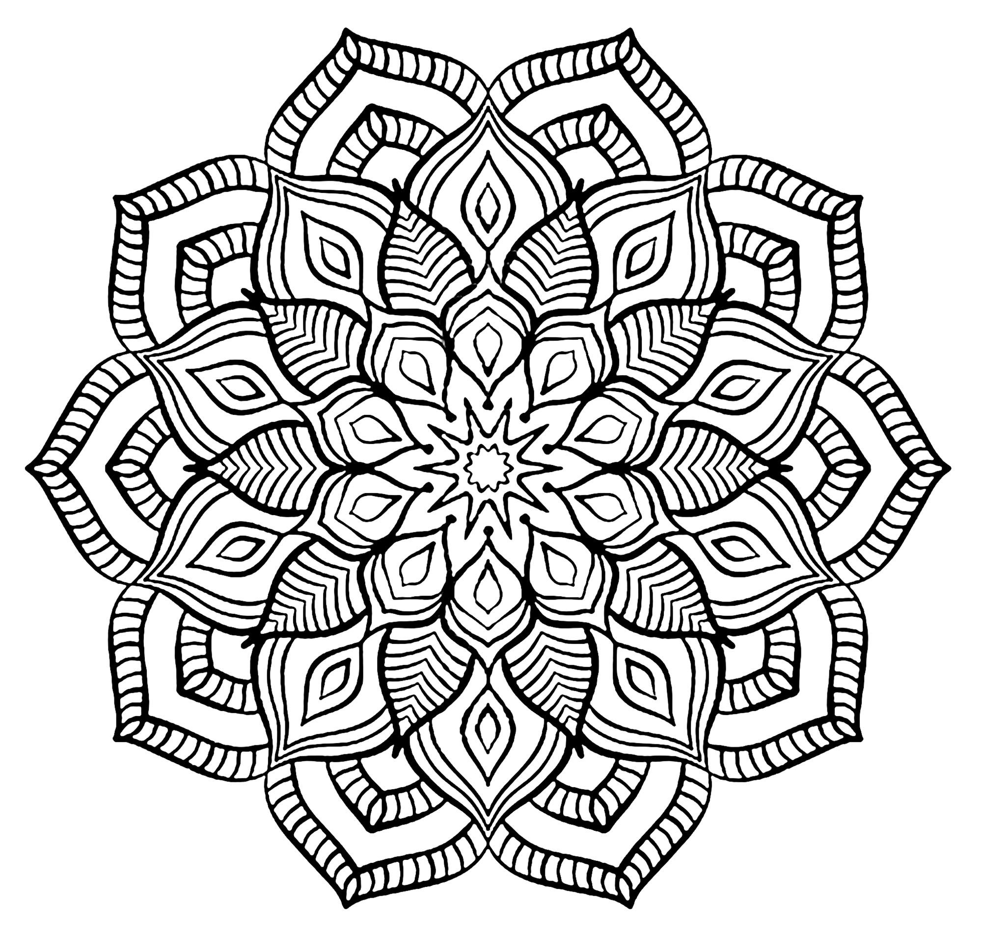 Here are difficult mandalas coloring pages for adults to print for free mandala is a saâ coloring pages inspirational mandala coloring flower coloring pages