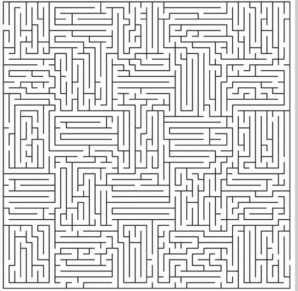 Finding the way in is a lot easier than finding the way out printable mazes geometric coloring pages coloring pages