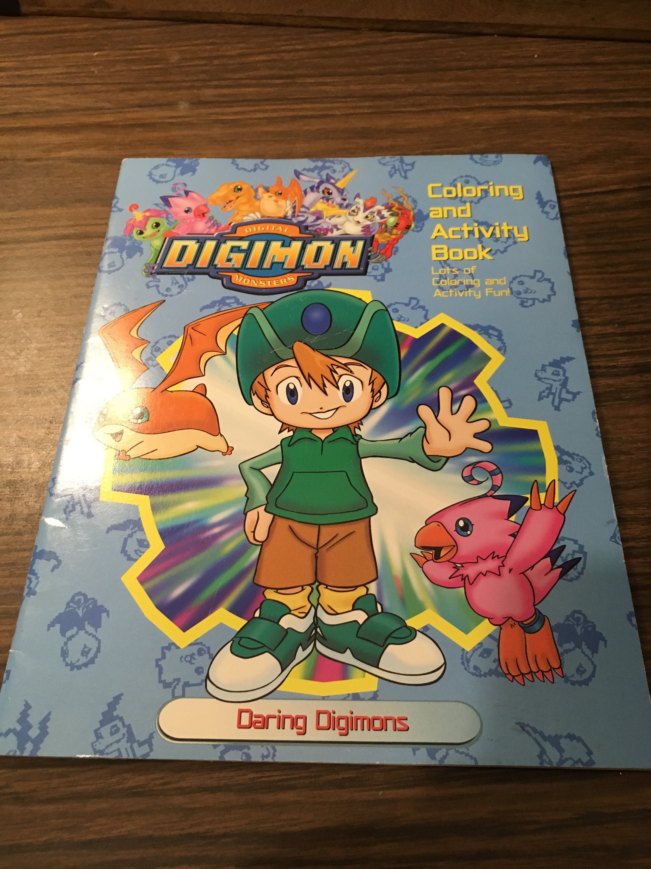 Vintage digimon colouring activity book daring digimons brand new unused digimon nostalgia book