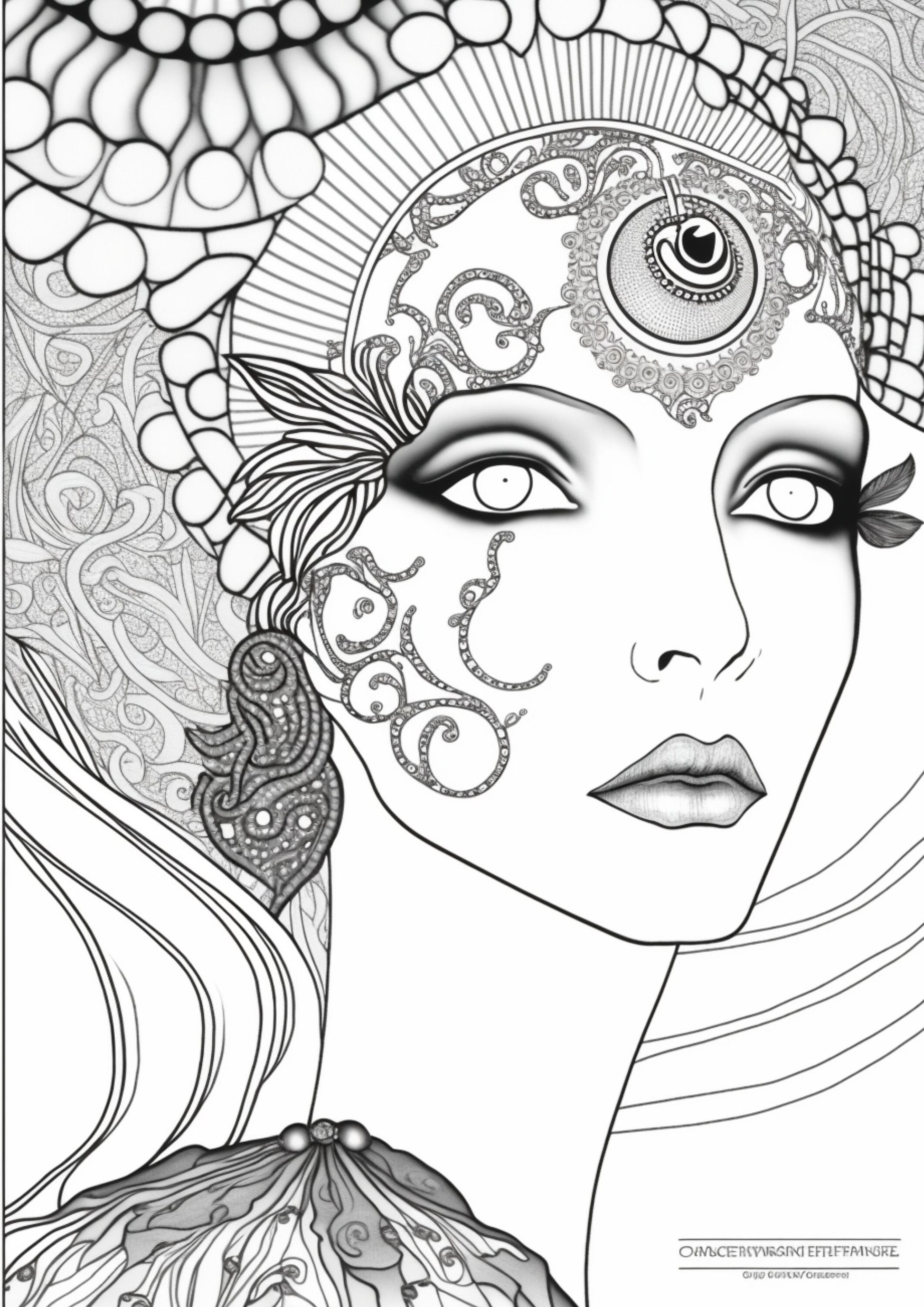 Adult coloring book page pictures to colordigital downloadcolori