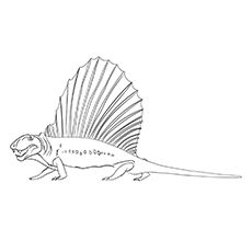 Dimetrodon coloring pages dinosaur coloring pages dinosaur coloring coloring pages