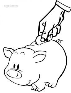 Dibujo de dinero para colorear