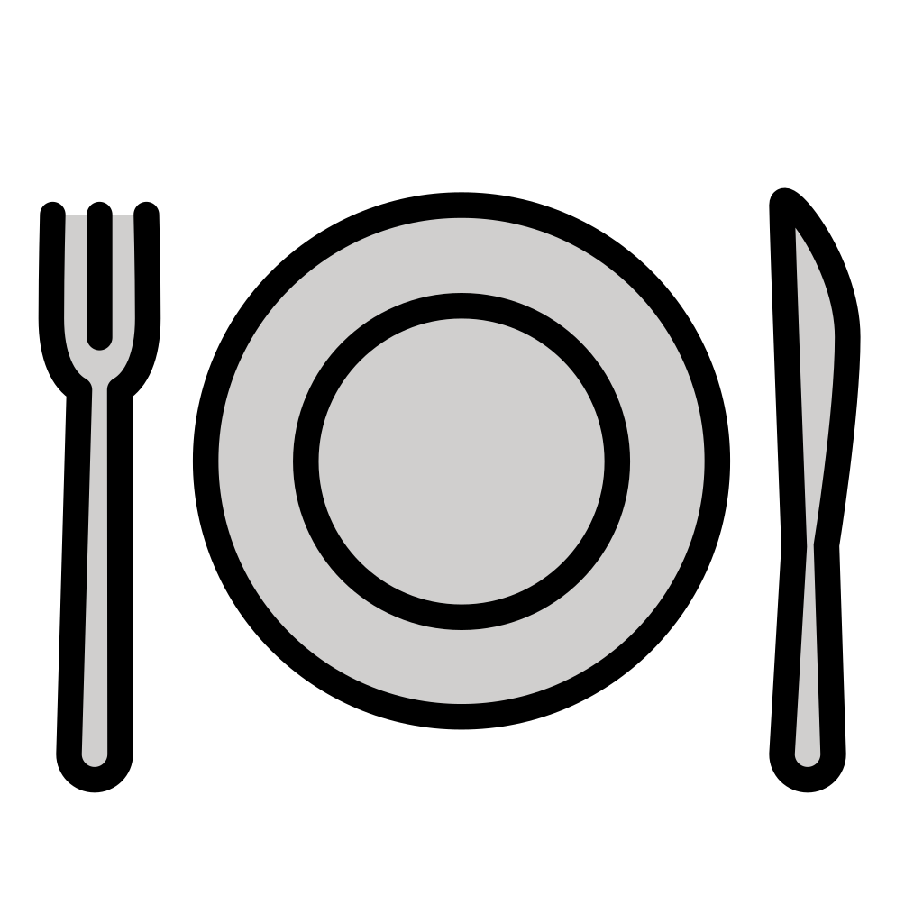 Ðï fork and knife with plate emoji