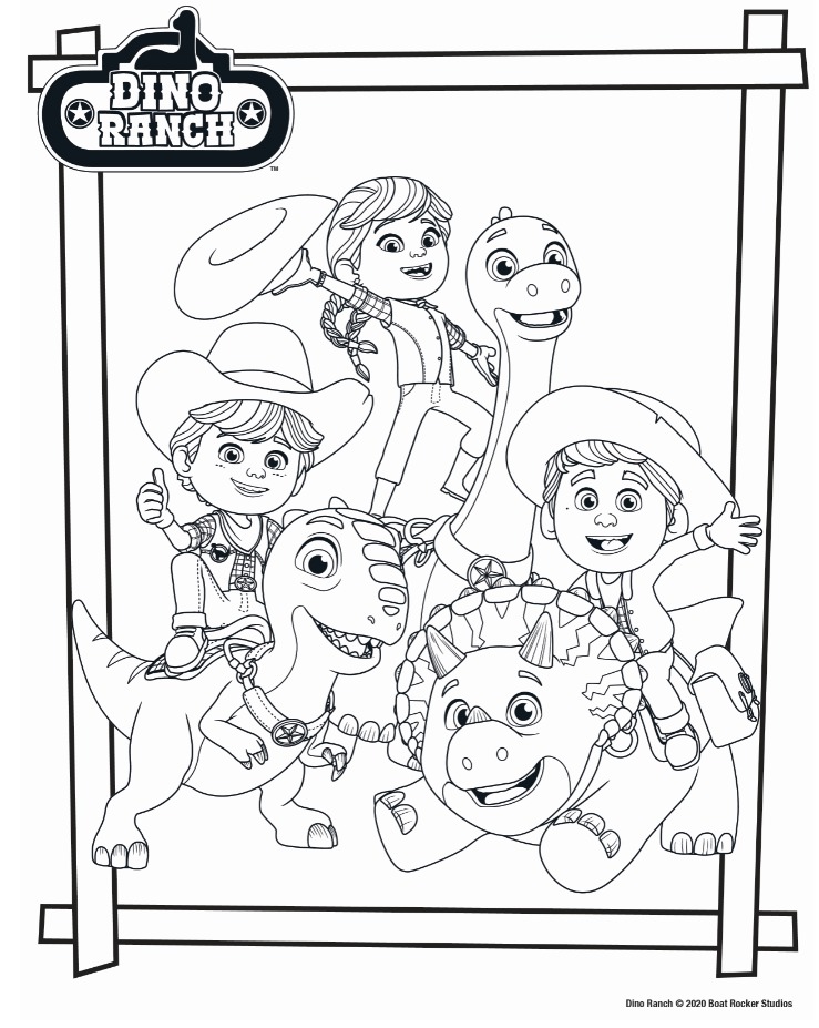 Free dino ranch printable activities for preschoolers