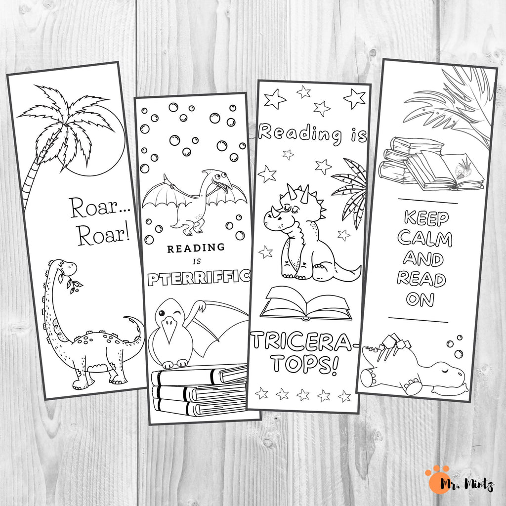 Printable bookmarks with quotes to color â mr mintz crafts