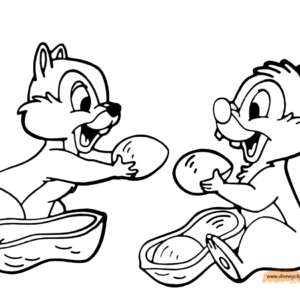 Chip and dale rescue rangers coloring pages printable for free download