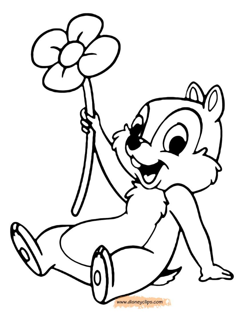 Chip chipanddale disney coloring pages cartoon coloring pages disney princess coloring pages