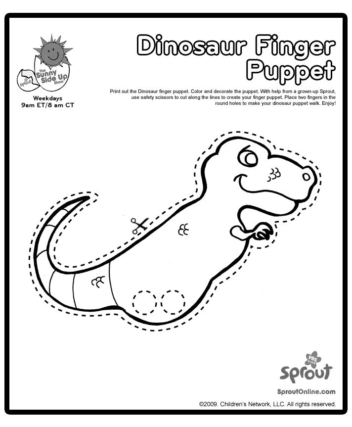 Dinosaur finger puppet artesanãas de dinosaurios dinosaurios preescolar actividades de dinosaurios