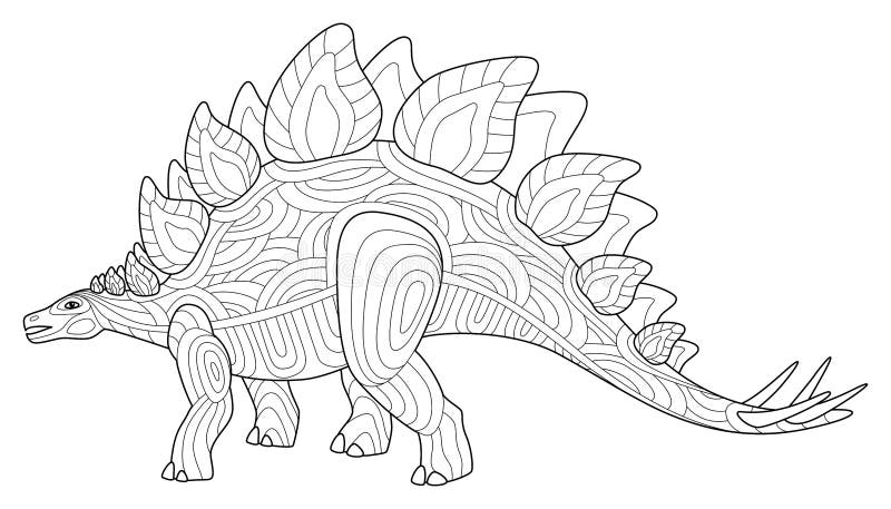 Dinosaur adult coloring stock illustrations â dinosaur adult coloring stock illustrations vectors clipart