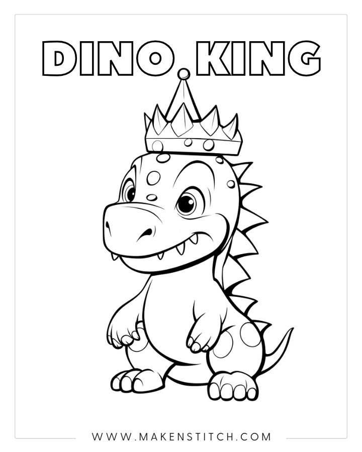 Coloring pages dinosaur theme for kids and adults