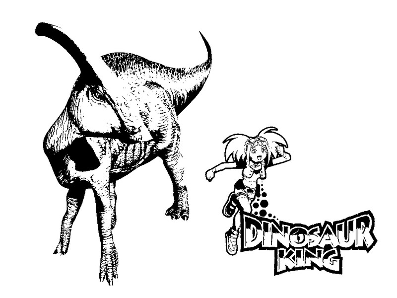 Coloring page dinosaur king