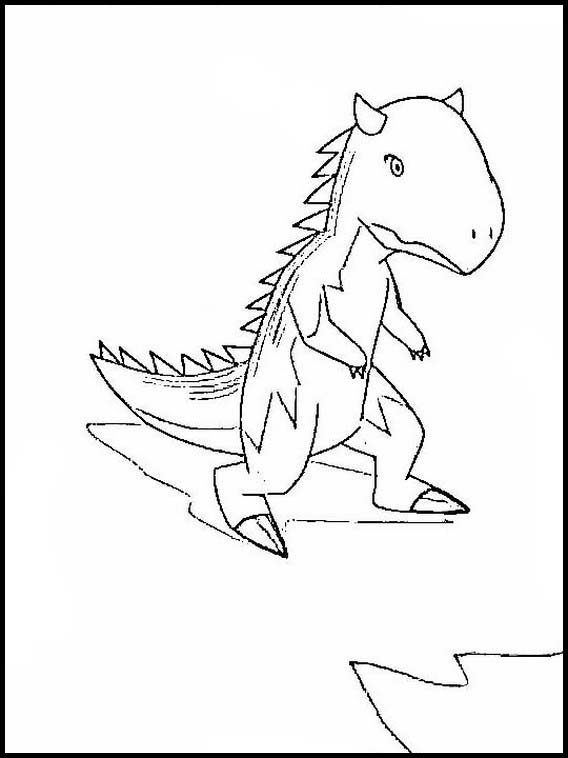 Coloring pages dinosaur king