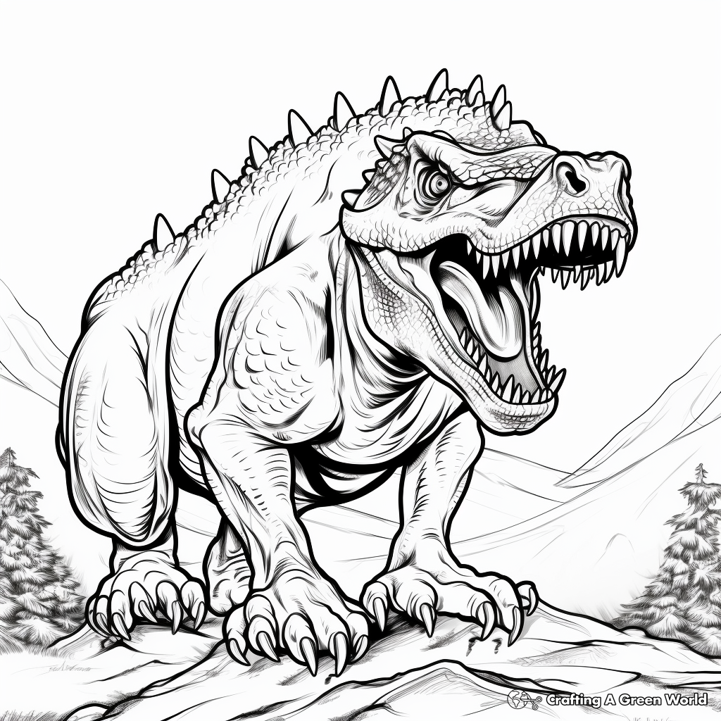 Carnotaurus coloring pages